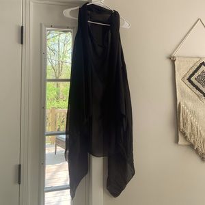 Ladies black shrug